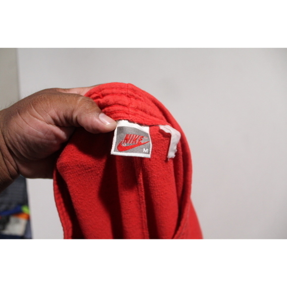 Nike Red Men Jogger Pants Vintage Ankle Zip Size Medium - Picture 2 of 11